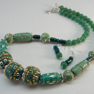 Kashmiri Bead Necklace Set