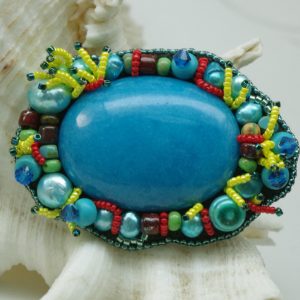 Blue Brooch - SOLD
