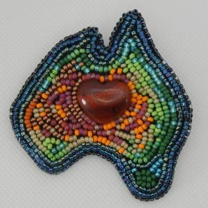 Australia Brooch