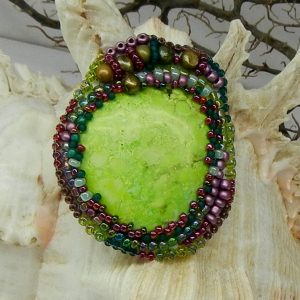 Magnesite Brooch