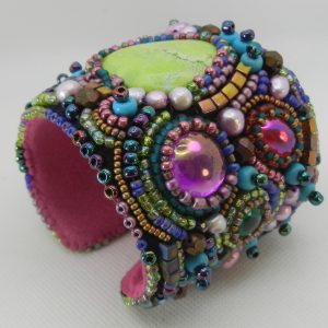 Kaleidescope Beaded Cuff