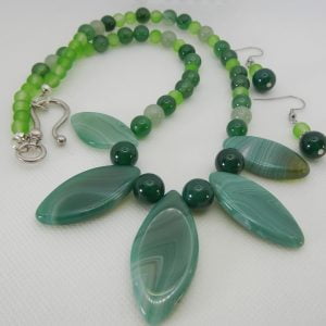Leaf Necklace Set