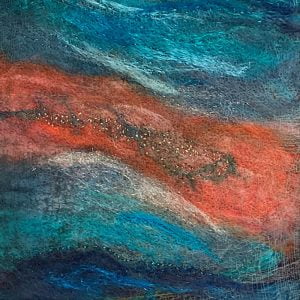 AUSTRALIAN FELT ART - "SHOAL"