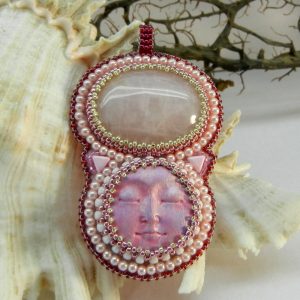 Bead Embroidery Pendant Component