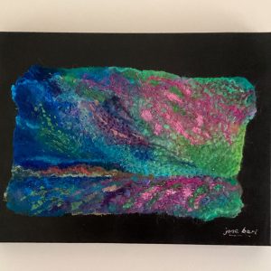 FELT PAINTING - "AURORA INLET"