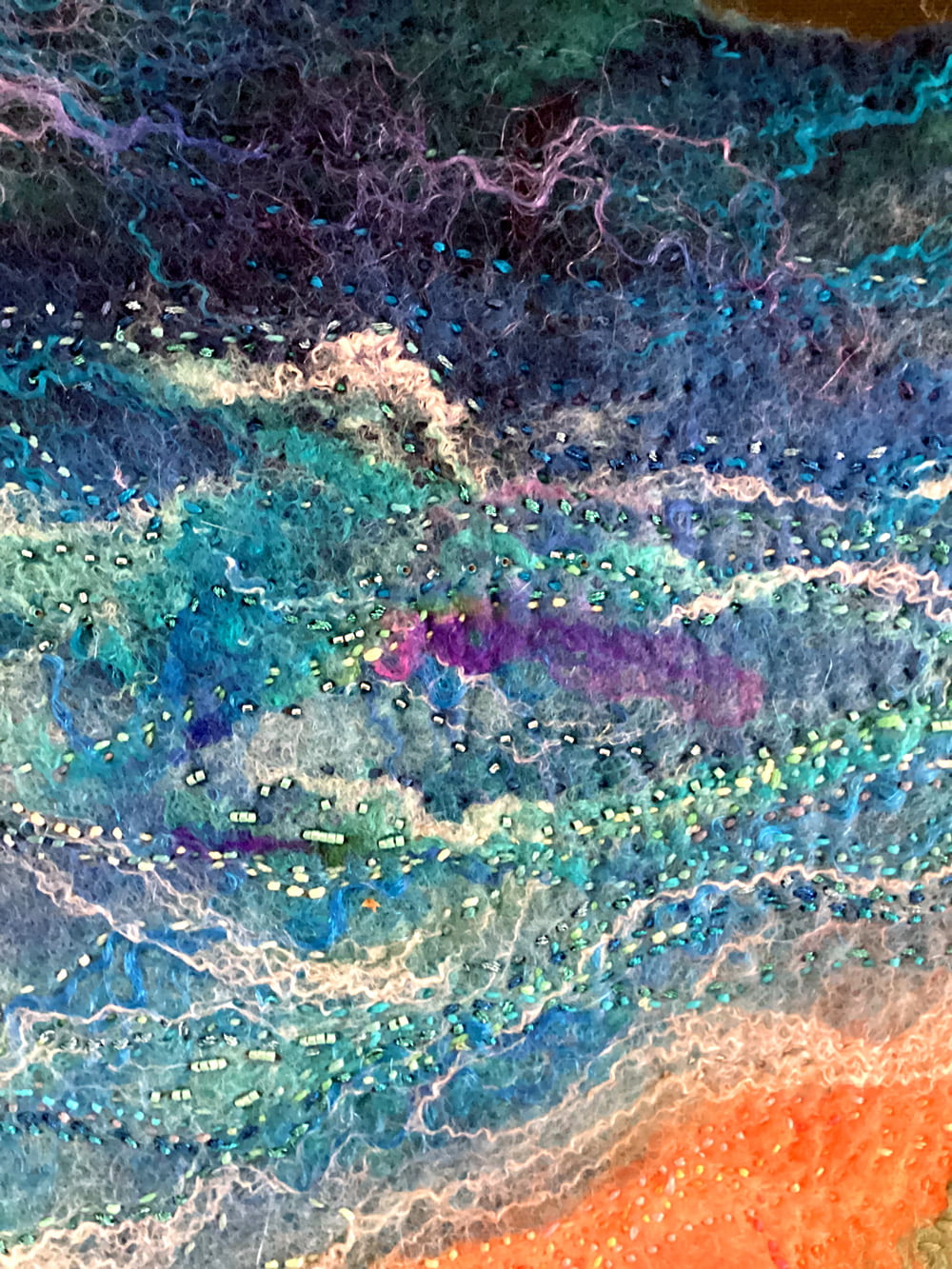 FELT PAINTING - "BASS STRAIT" - Image 4