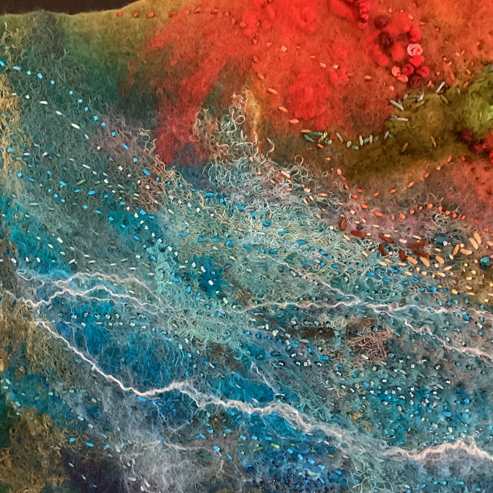 FELT PAINTING - "EPOCH" - Image 6