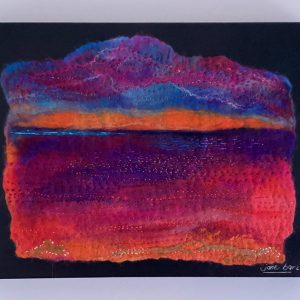 FELT PAINTING - "SOLSTICE INLET"
