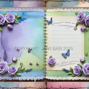 PURPLE HAZE BULK DIGITAL DOWNLOAD SCRAPBOOK SET