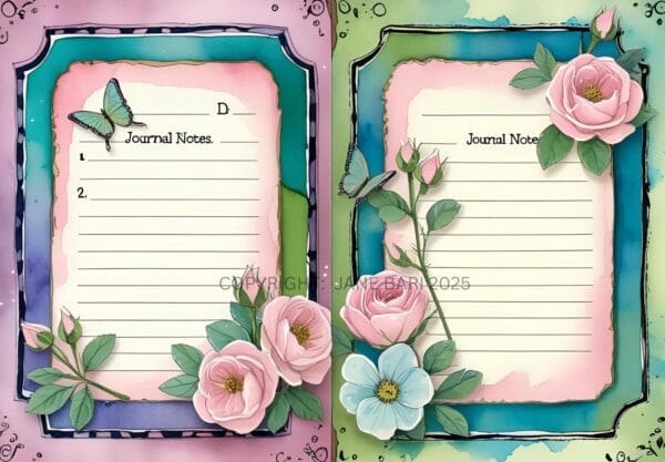 SCRAPBOOK JOURNAL DIGITAL DOWNLOAD SET 2