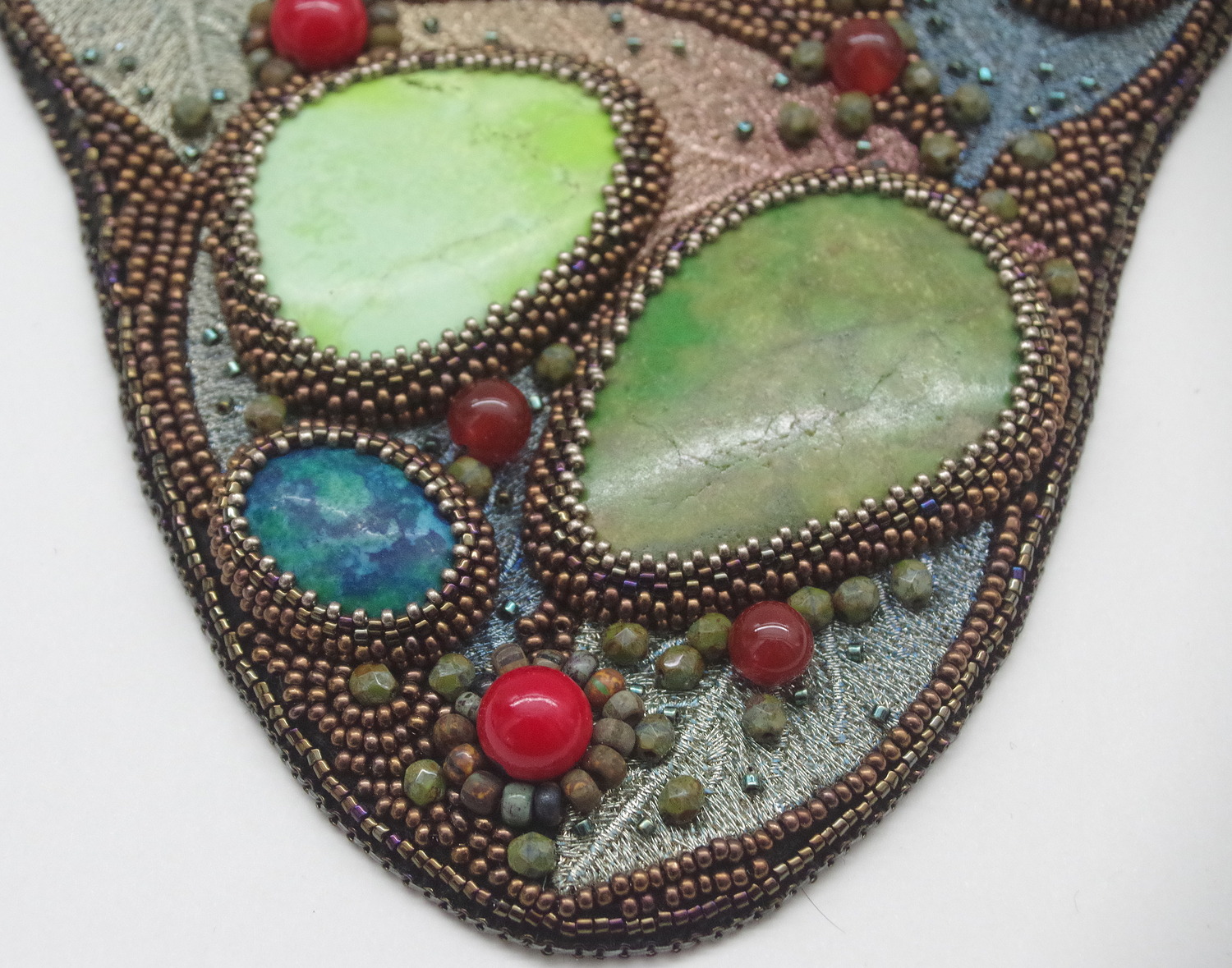 Necklace and Earring Set - "Bushland" - Image 3