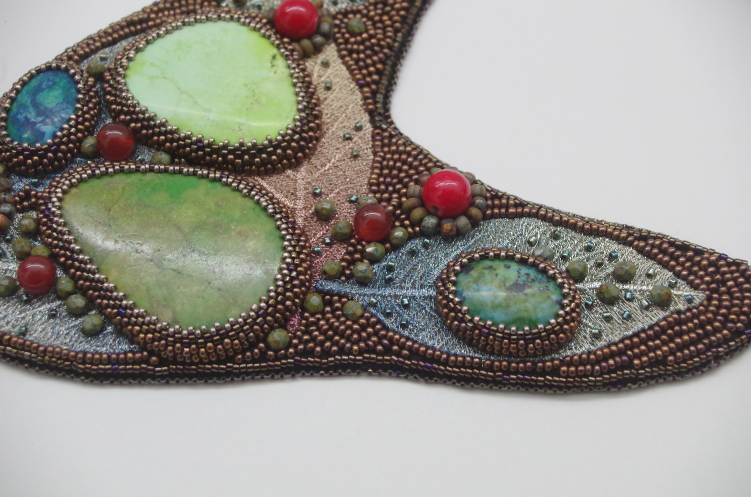 Necklace and Earring Set - "Bushland" - Image 4