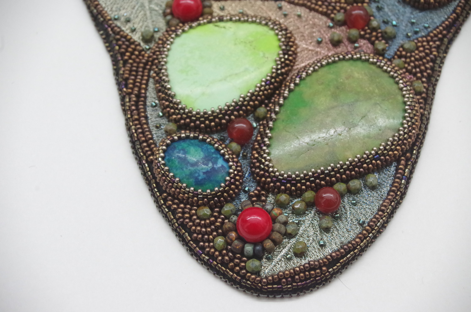 Necklace and Earring Set - "Bushland" - Image 6