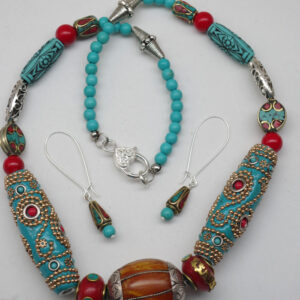 Tribal Necklace and Earring Set