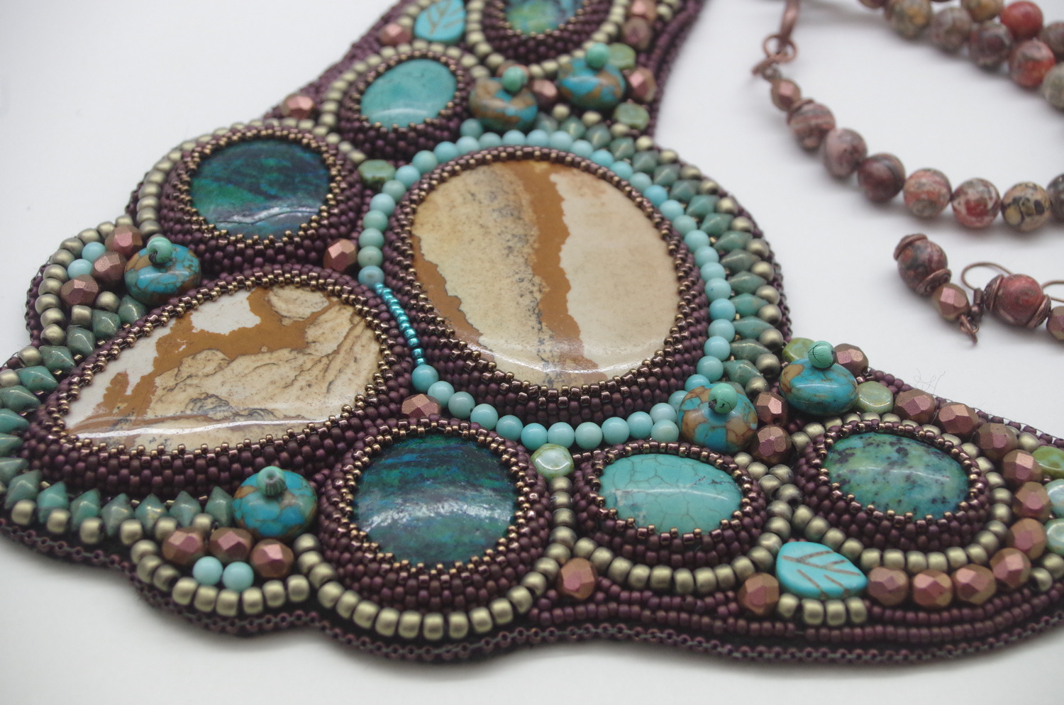 Necklace and Earring Set - "Earth"