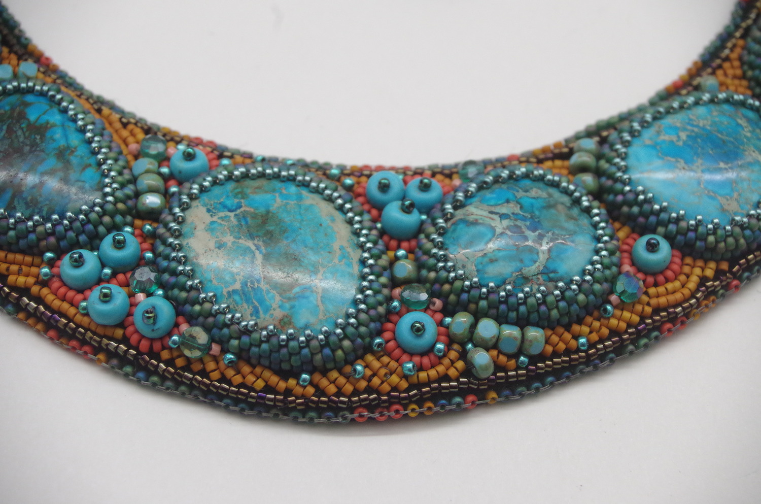 Necklace and Earring Set - "Atoll" - Image 2