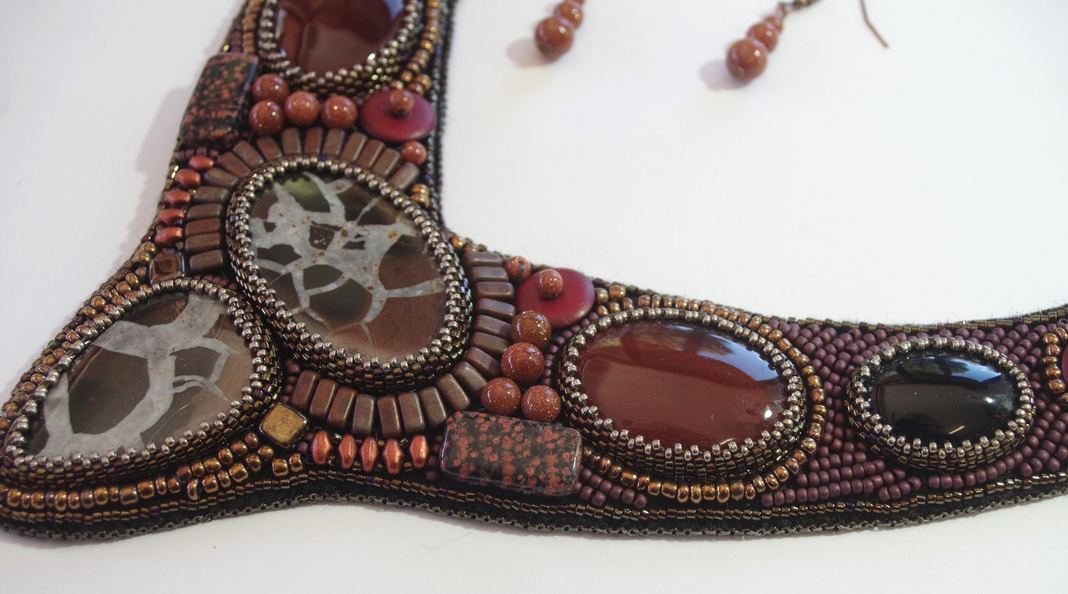 Necklace and Earring Set - "Tribal" - Image 3