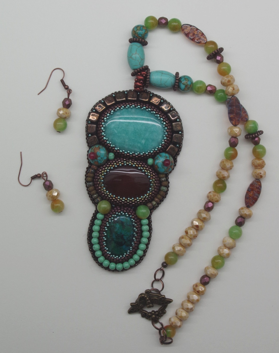 Necklace and Earring Set - "Water Goddess" - Image 2